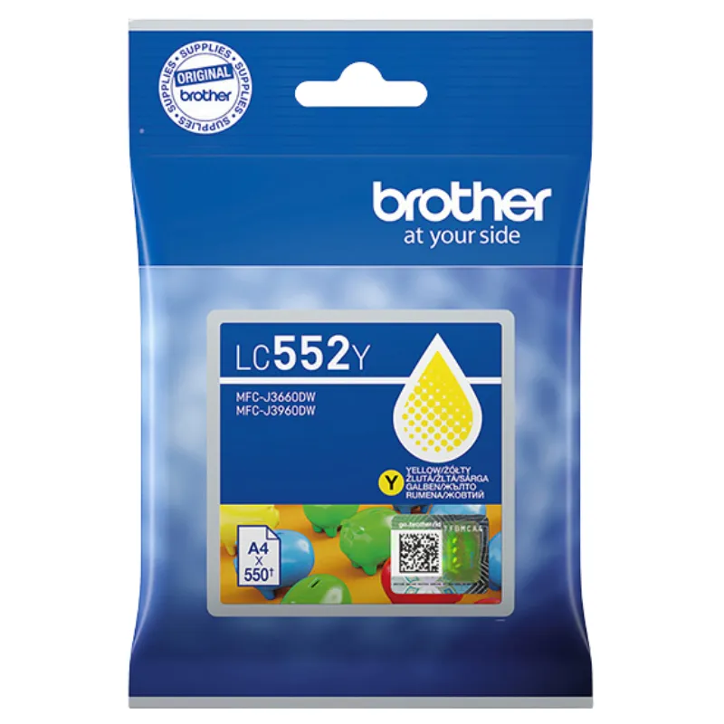 Tinta BROTHER LC-552 LC552Y Žuta /YE