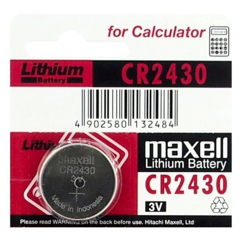 Baterija (Maxell) Cell Lithium CR2430 | DL2430 | 2430 /1KOM