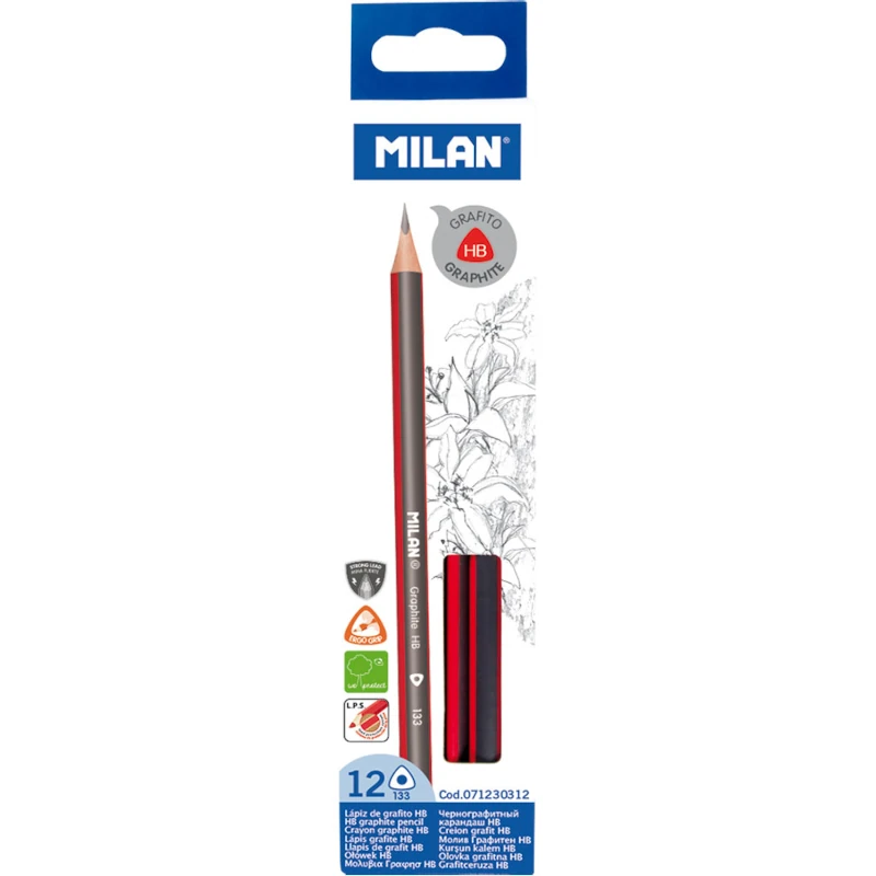 Olovka grafitna MILAN 1/12 trokutasta P12/144/1152