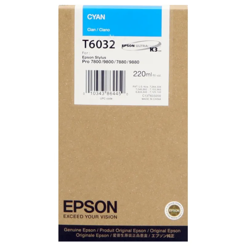 Tinta (Epson) T-6032 CY / C13T603200