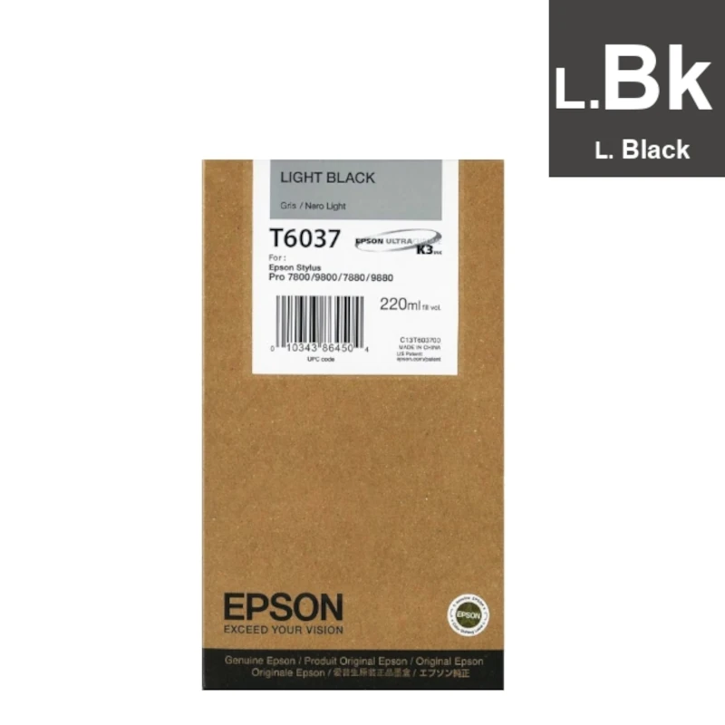 Tinta (Epson) T-6037 LBK / C13T603700