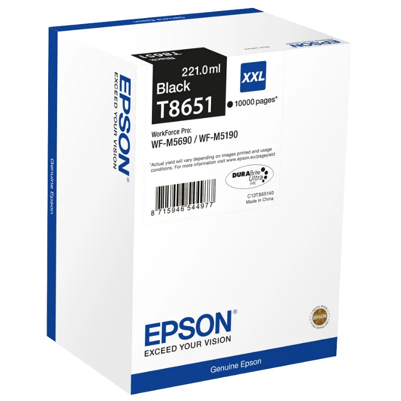 Tinta (Epson) T-8651 BK / C13T865140