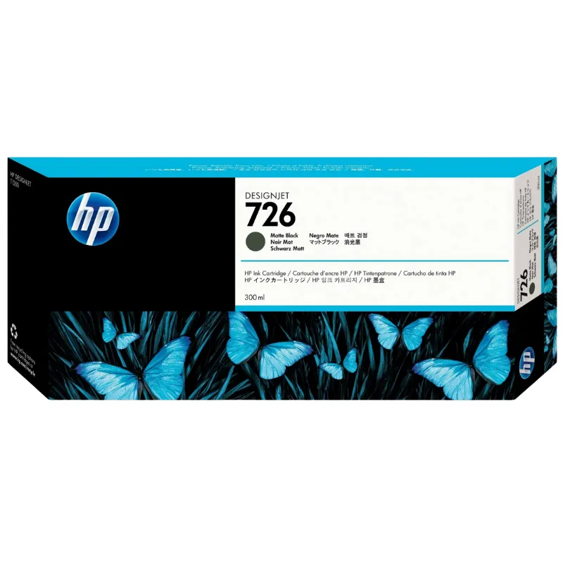 Tinta (HP) 726 MBK / CH575A