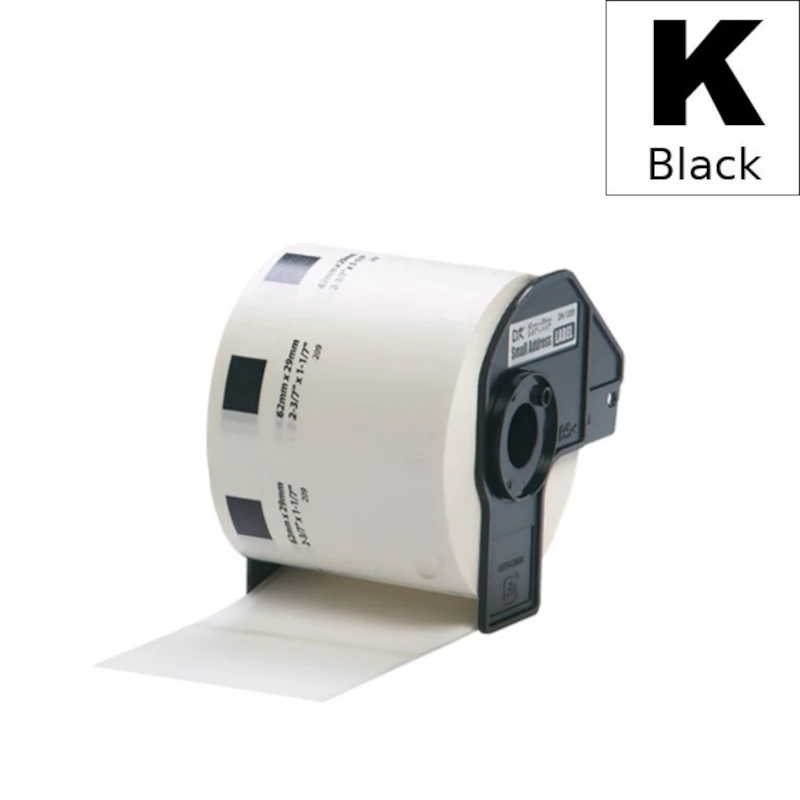 Etiketa Rola Zamjenska (Brother) DK-11209 BK|WH [29mm*62mm] / DK11209