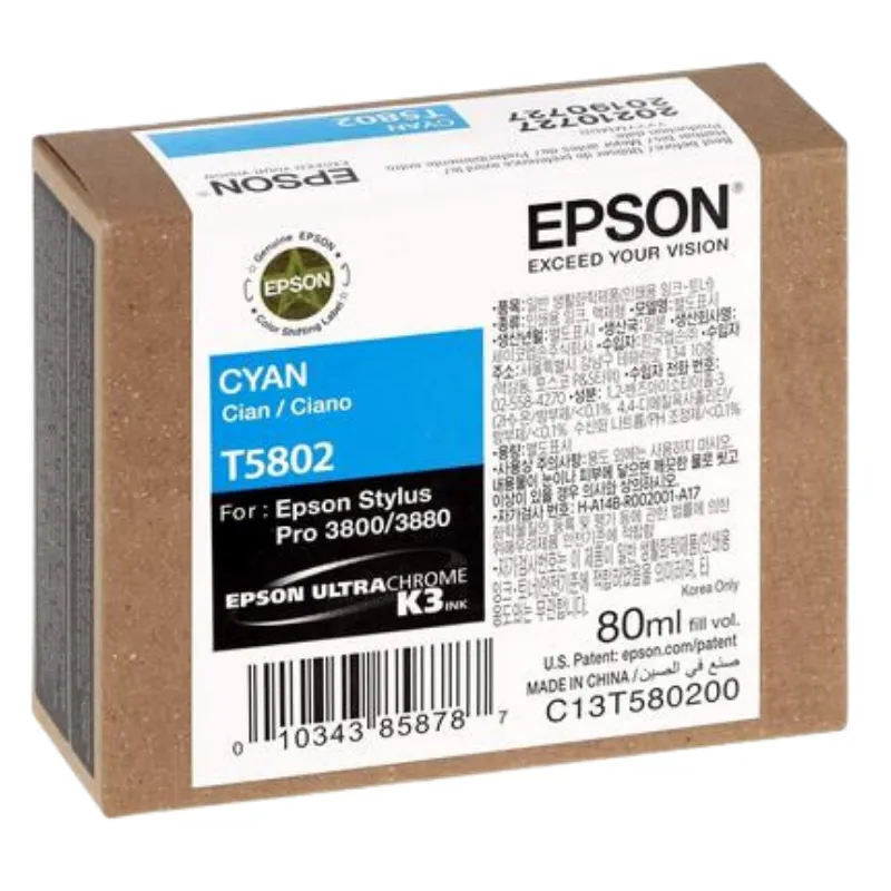 Tinta (Epson) T-5802 CY / C13T580200
