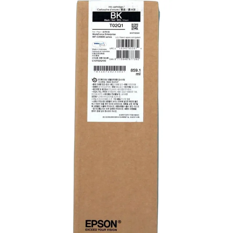 Tinta (Epson) T-02Q1 BK / C13T02Q100