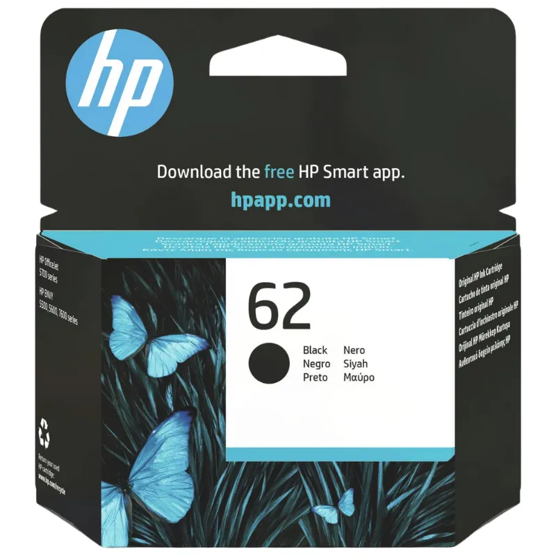 Tinta (HP) 62 BK / C2P04AE