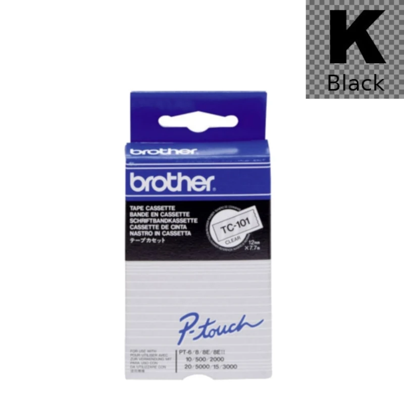 Traka Za Označavanje (Brother) TC-101 BK|CL [18mm*8m] / TC101