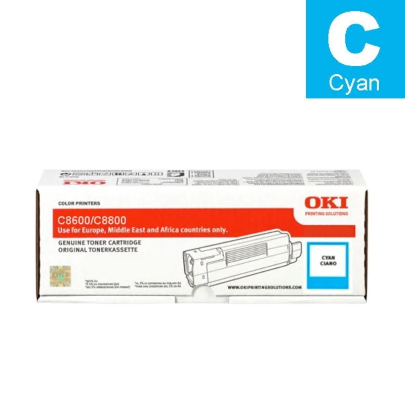 Toner (Oki) C-8600 CY / 43487711