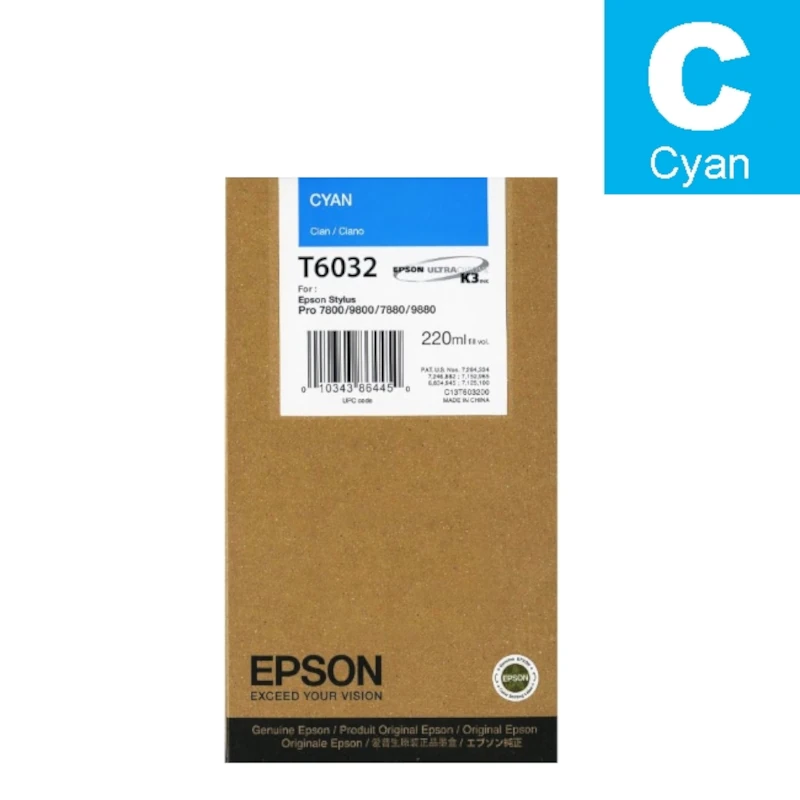 Tinta (Epson) T-6032 CY / C13T603200
