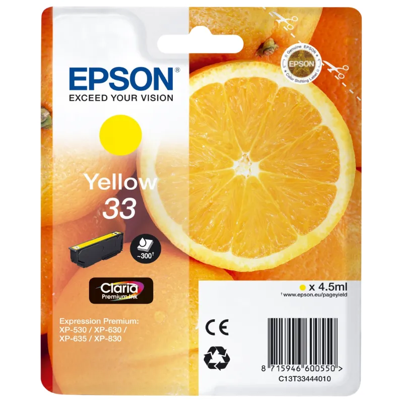 Tinta (Epson) T-3344 YE / C13T33444012