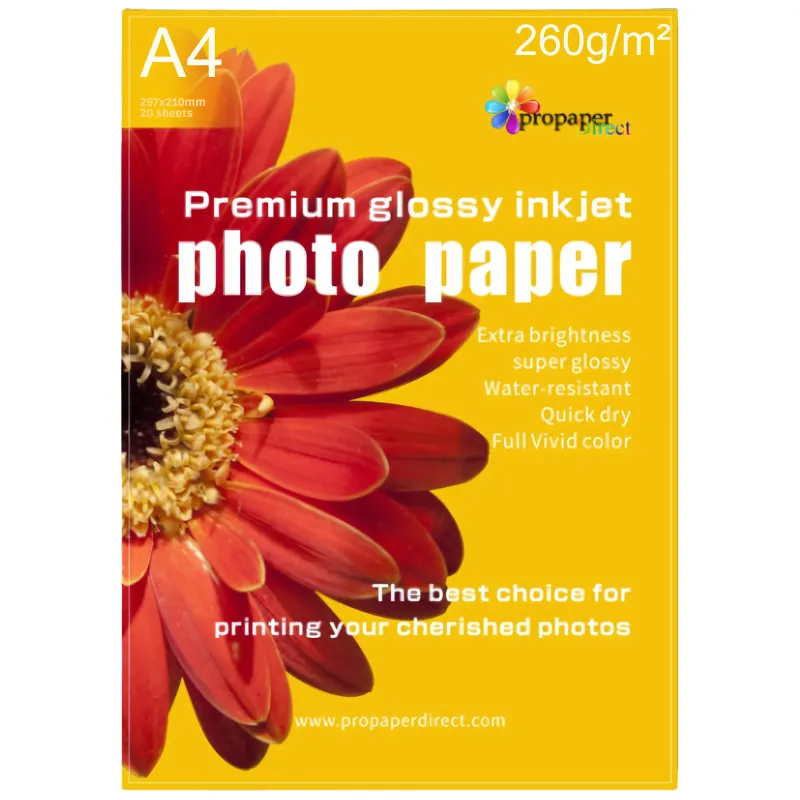 Papir Foto Glossy A4 260g