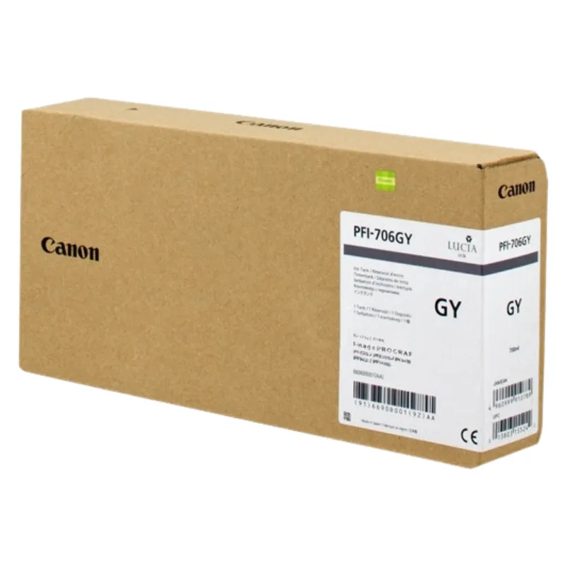 Tinta (Canon) PFI-706 GY / 6690B001
