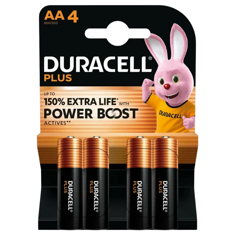 DURACELL Plus Boost AA MN1500 4KOM