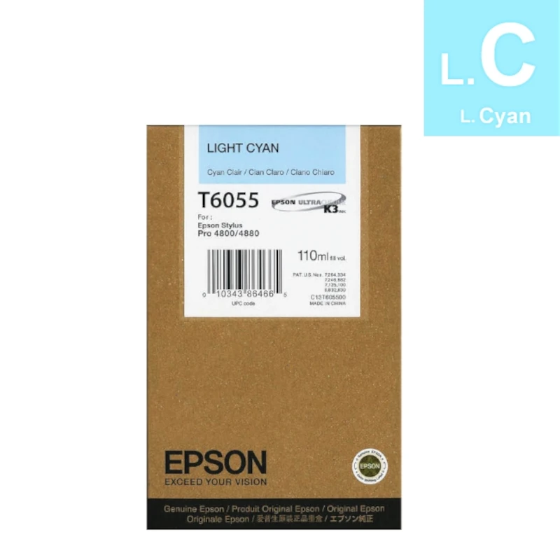 Tinta (Epson) T-6055 LCY / C13T605500
