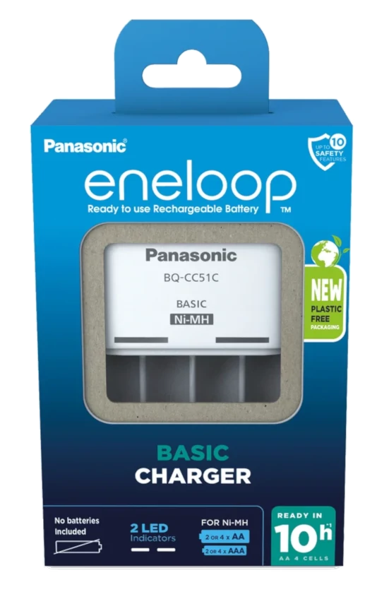 Punjač za baterije (Panasonic) BQ-CC51E AA | AAA