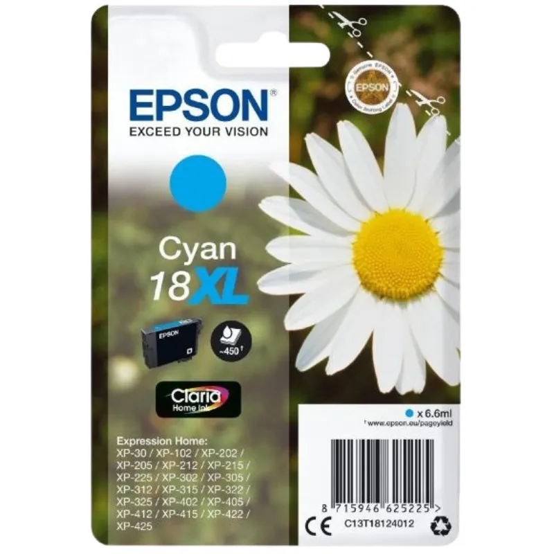 Tinta (Epson) T-1812 CY / C13T18124012