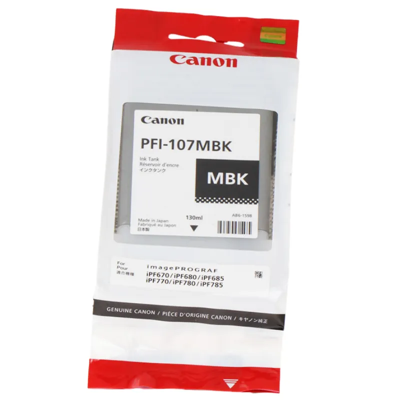 Tinta (Canon) PFI-107 MBK / 6704B001