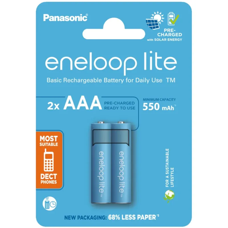 Baterija Punjiva (Panasonic) Eneloop Lite AAA | LR03 | MN2400 /2KOM