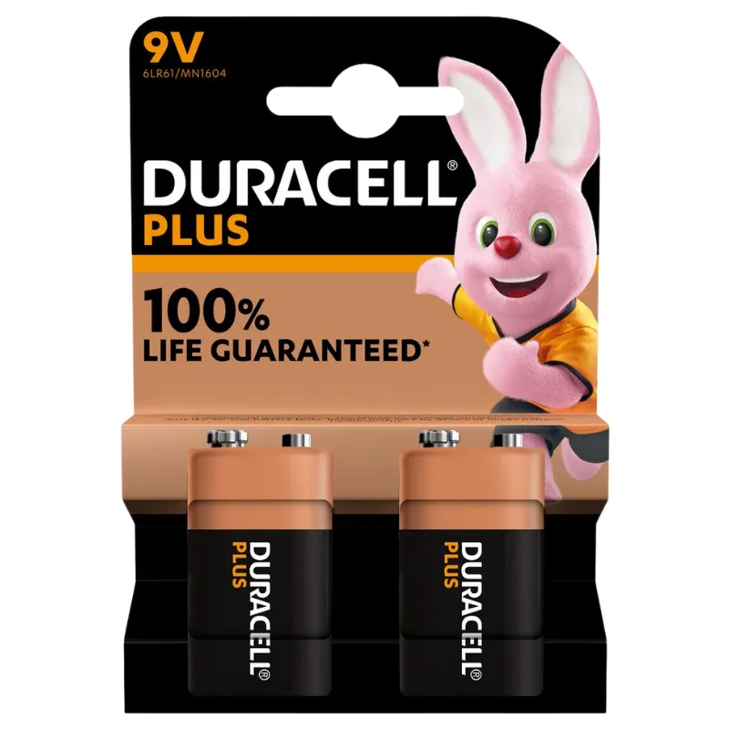 DURACELL Plus 9V MN1604 2KOM