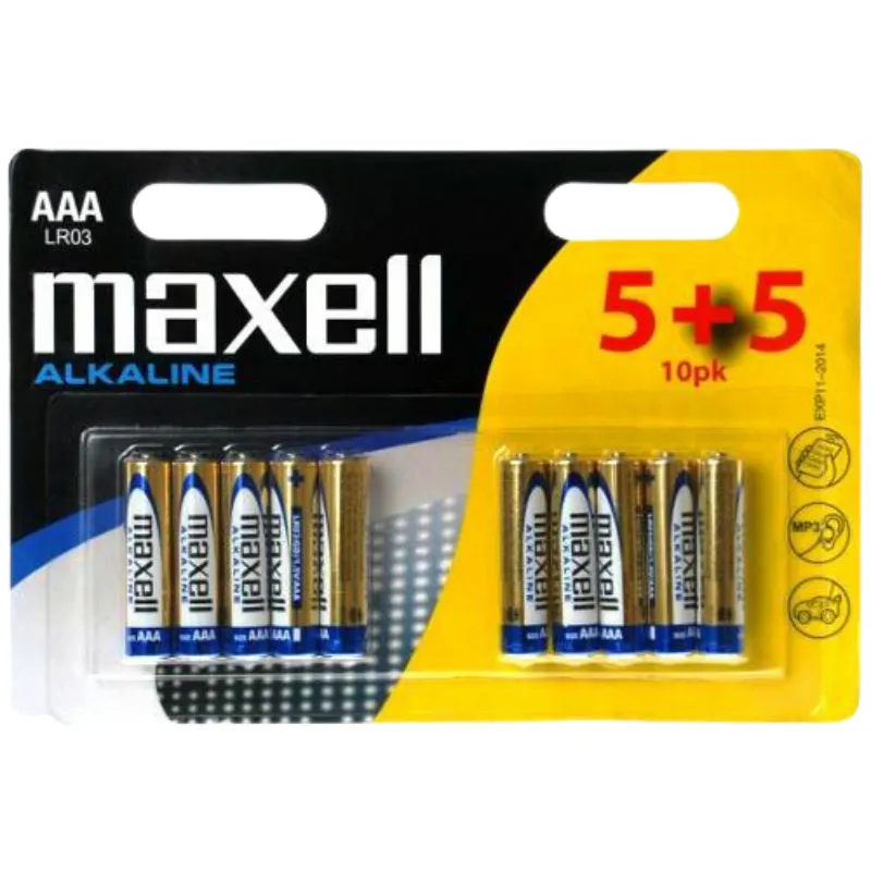 MAXELL Alkaline AAA LR03 10KOM