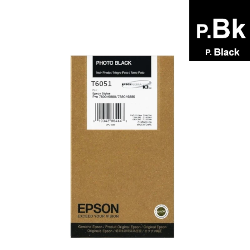 Tinta (Epson) T-6051 PBK / C13T605100
