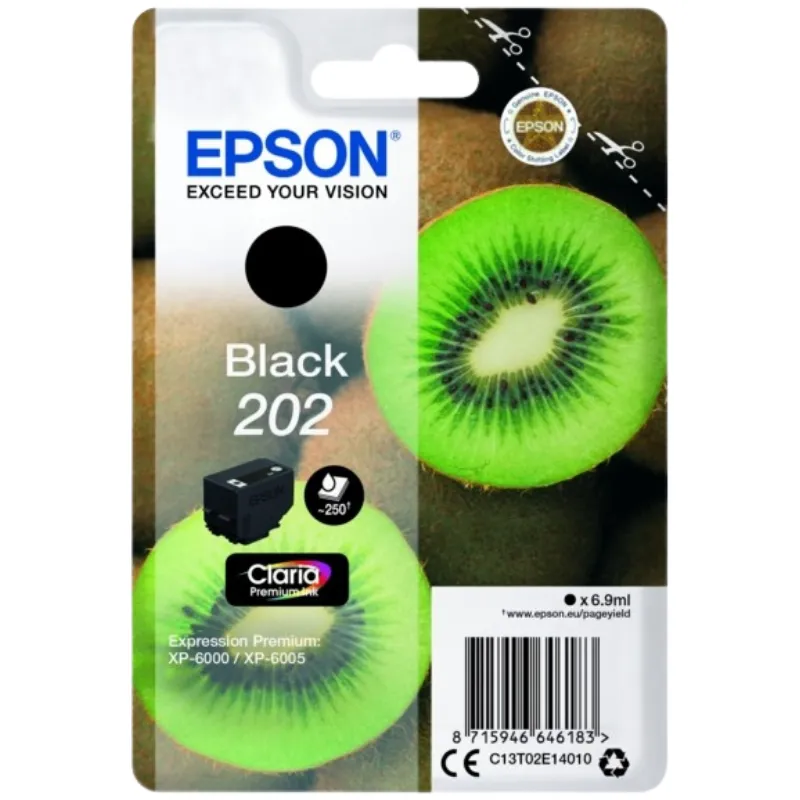 Tinta (Epson) 202 BK / C13T02E14010