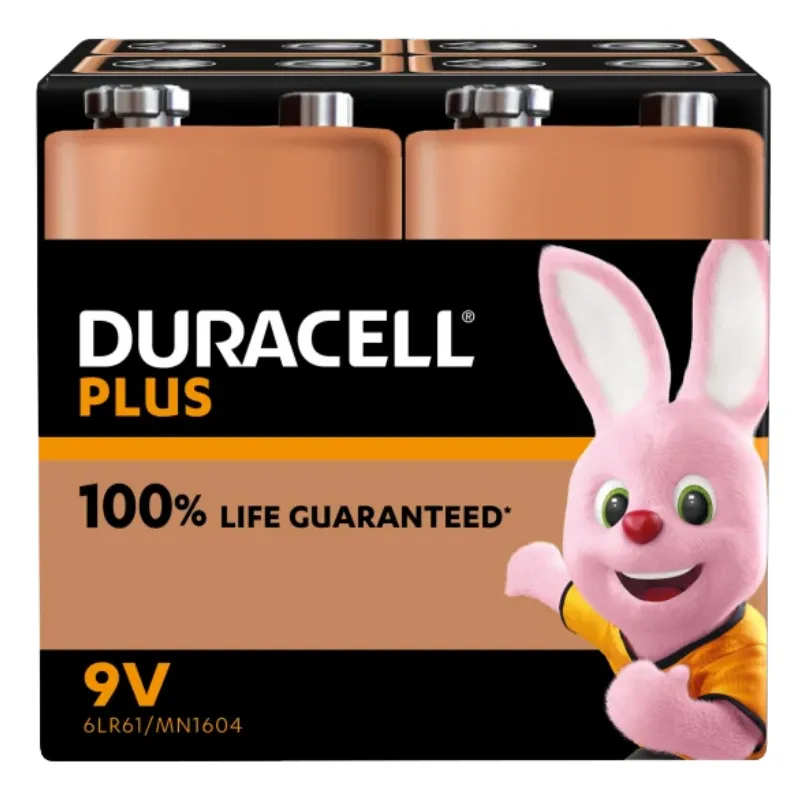 DURACELL Plus 9V MN1604 4KOM