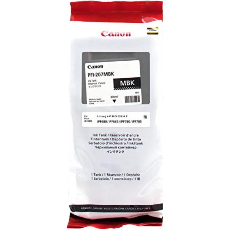 Tinta (Canon) PFI-207 MBK / 8788B001