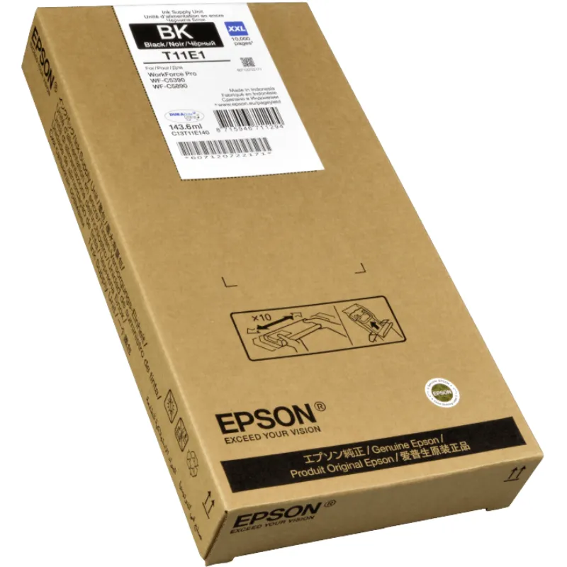 Tinta (Epson) T-11E1 BK / C13T11E140