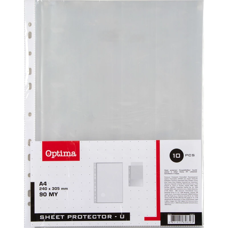 Fascikl UR uložni 90my OPTIMA A4 10/1 EH303 20104 P1/200