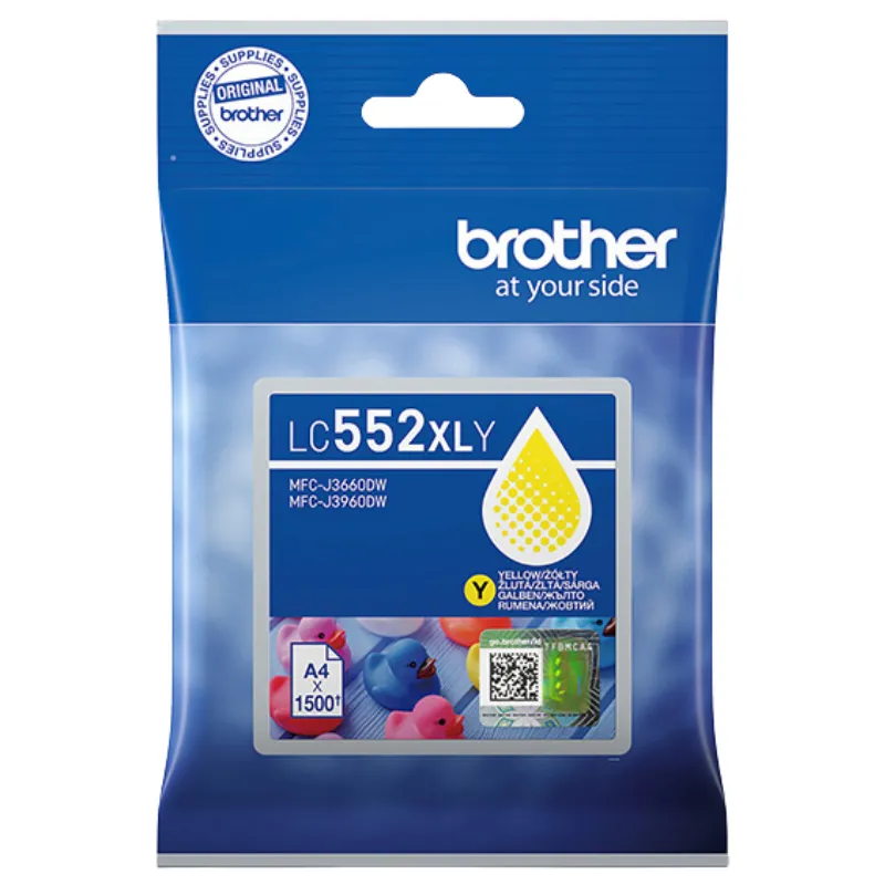 Tinta BROTHER LC-552XL LC552XLY Žuta /YE