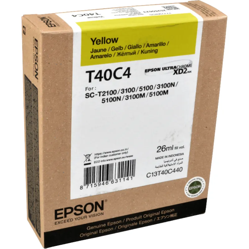 Tinta (Epson) T-40C4 YE / C13T40C440