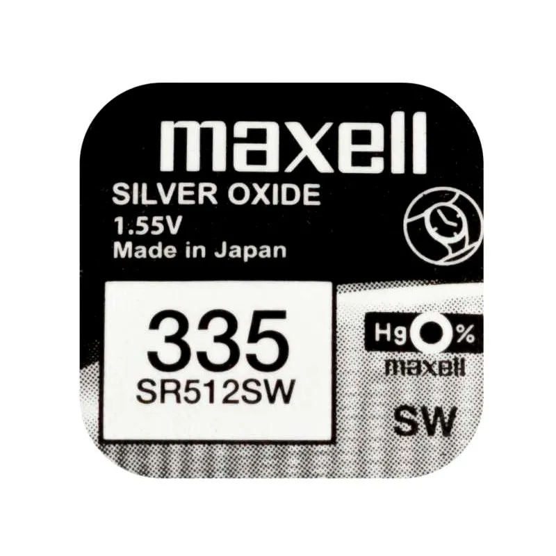Baterija (Maxell) Silver Oxide 335 | SR512SW | SR512 /1KOM