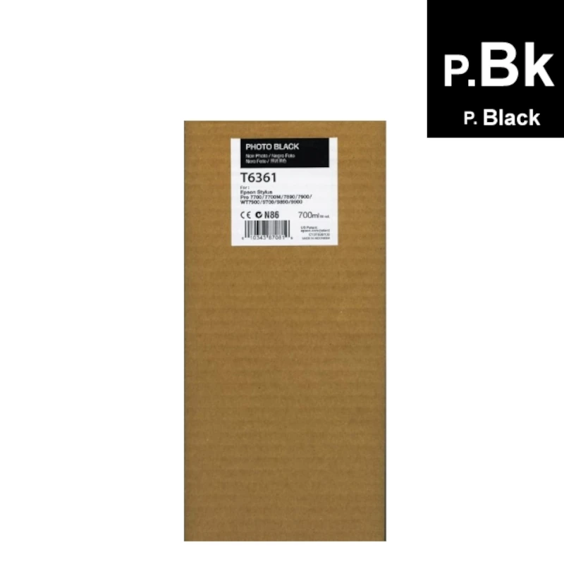 Tinta (Epson) T-6361 PBK / C13T636100