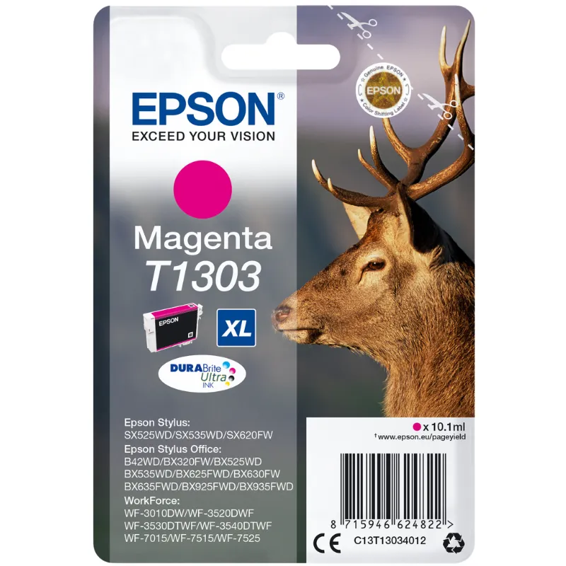 Tinta (Epson) T-1303 MA / C13T13034010 Tinta (Epson) T-1303 MA / C13T13034010