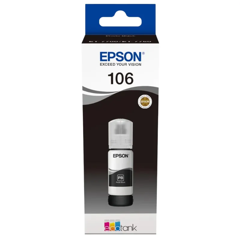 Tinta (Epson) 106 BK / C13T00R140 Tinta (Epson) 106 BK / C13T00R140