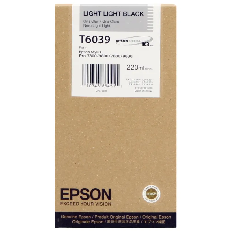 Tinta (Epson) T-6039 LLBK / C13T603900