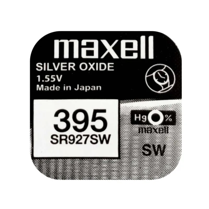 Baterija (Maxell) Silver Oxide 395 | SR927SW | SR57 /1KOM