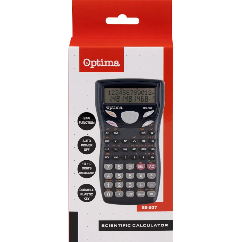 Kalkulator OPTIMA SS-507 244fun. 25256 bls P30/60