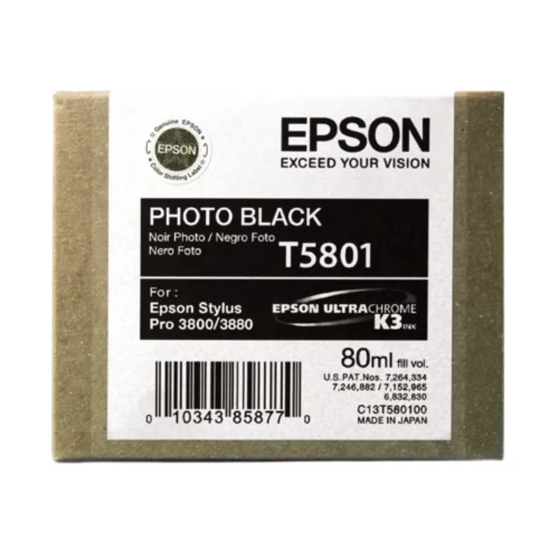 Tinta (Epson) T-5801 PBK / C13T580100