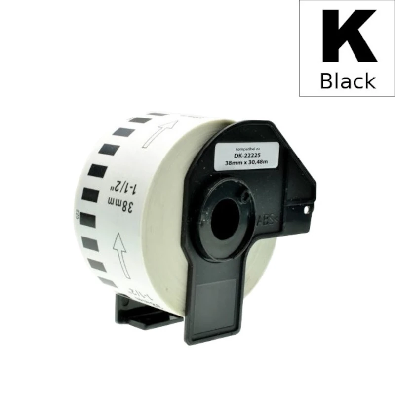 Etiketa Rola Zamjenska (Brother) DK-22225 BK|WH [38mm*30,48m] / DK22225