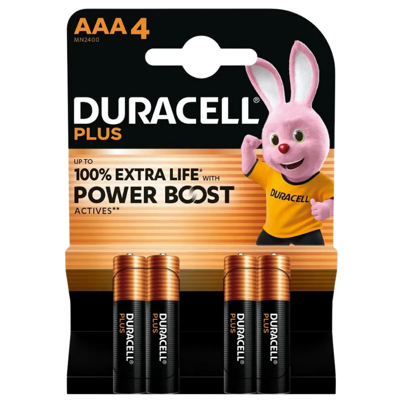 DURACELL Plus Boost AAA MN2400 4KOM