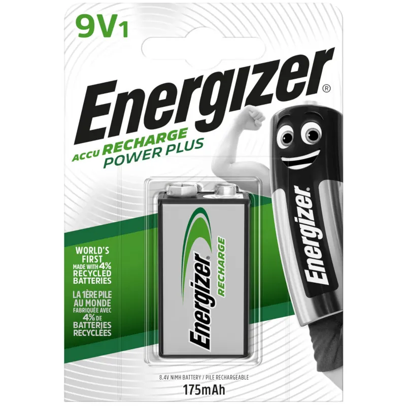 Baterija Punjiva (Energizer) Power Plus MN1604 | 6LR61 | 6F22 /1KOM