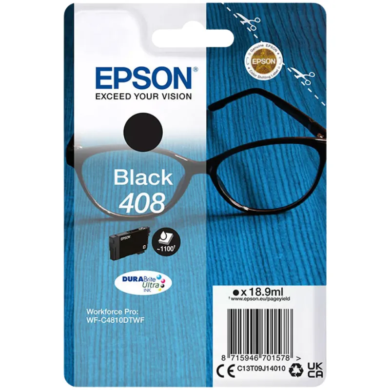 Tinta (Epson) 408 BK / C13T09J14010