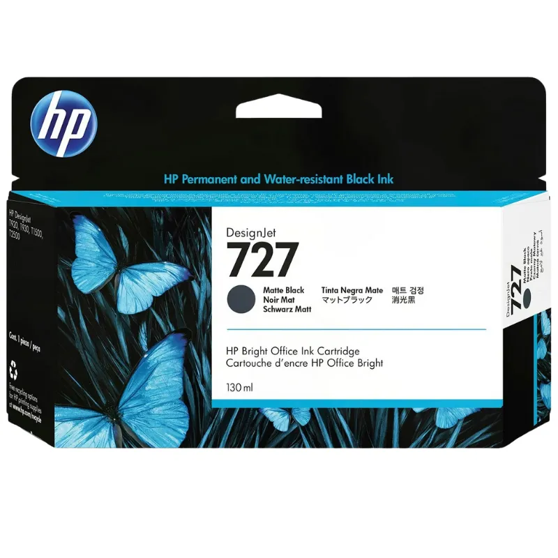 Tinta (HP) 727 MBK / B3P22A