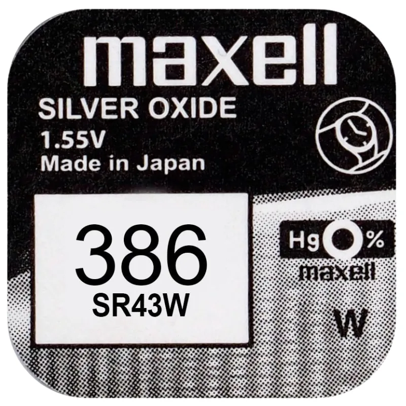 MAXELL 386 SR43W 1KOM