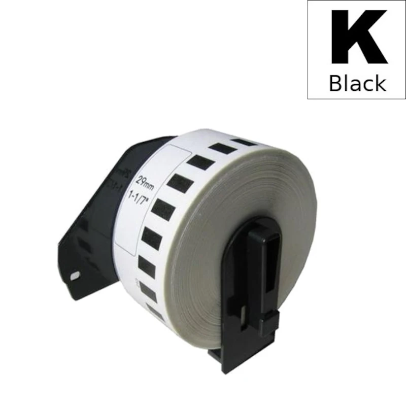 Etiketa Rola Zamjenska (Brother) DK-22210 BK|WH [29mm*30,48m] / DK22210