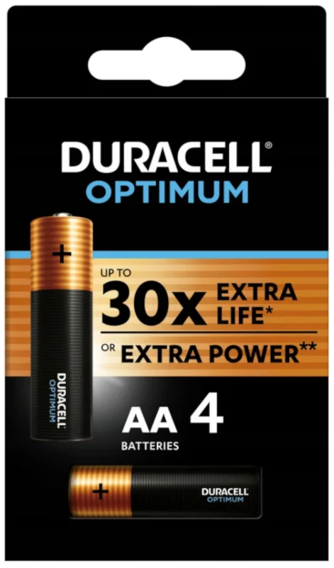 Baterija (Duracell) Optimum AA | R6 | MN1500 /4KOM