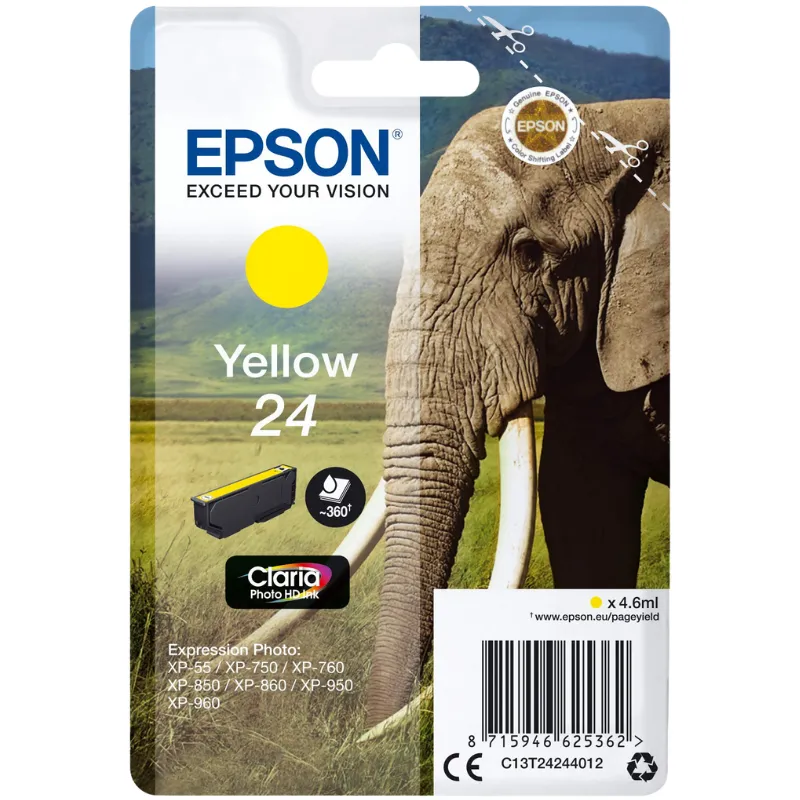 Tinta (Epson) T-2424 YE / C13T24244012